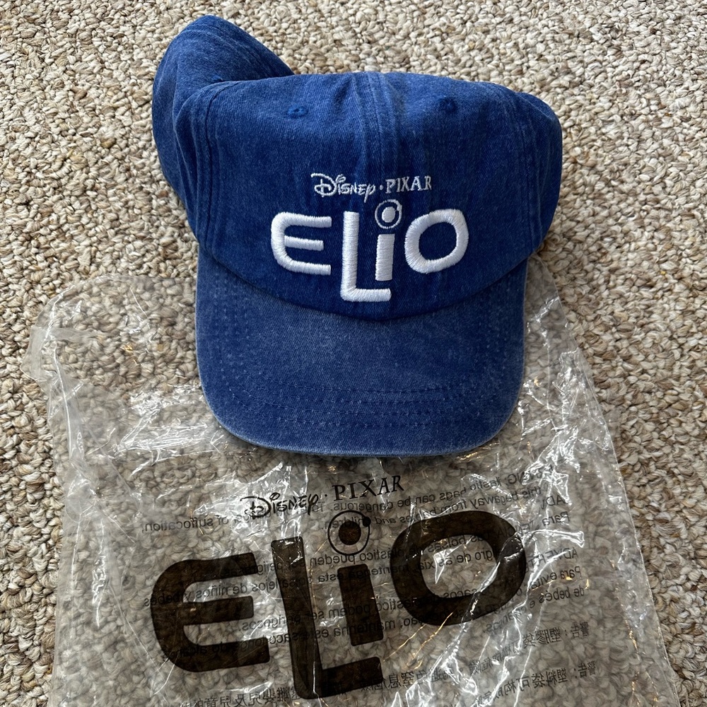 Disney Pixar Elio Blue Denim Cap NWT - Picture 2 of 4